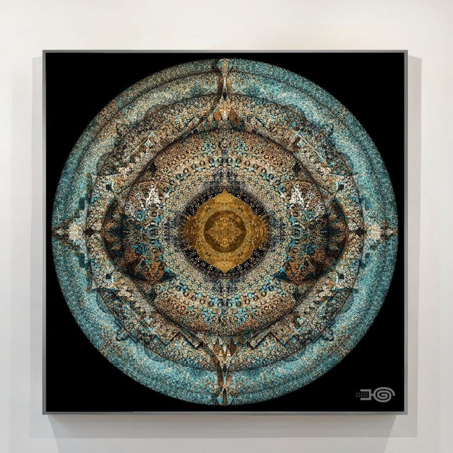 Fractal Mandala Art Print: Sacred Geometry, Spiritual Home Decor
