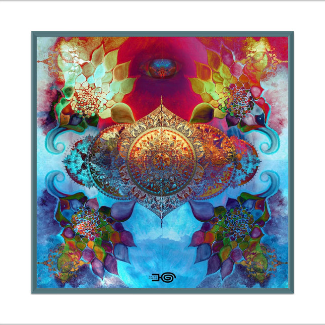 Harmony in Bloom:Mandala Art Print, Sacred Geometry, Inspiring Spiritual Decor