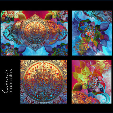 Harmony in Bloom:Mandala Art Print, Sacred Geometry, Inspiring Spiritual Decor