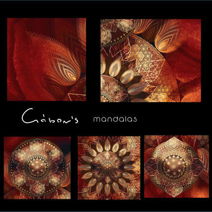 Luminous Bloom - Metallic Sacred Mandala Print, Spiritua Yoga Wall Art, Meditation Living Room Decor