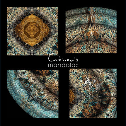Fractal Mandala Art Print: Sacred Geometry, Spiritual Home Decor