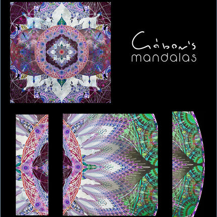 Violet Meadow  Lotus Mandala Wall Art, Sacred Geometry Meditation Print, Spiritual Gift