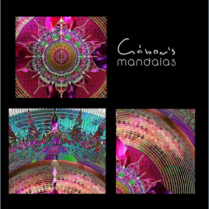 Mystic Lotus Mandala Art Print  Teal Magenta Sacred Geometry Wall Art (Digital Download)