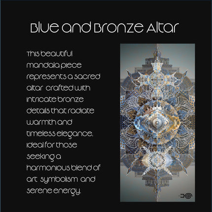 Temple of Stillness, Altar  Sacred Geometry Wall Art,