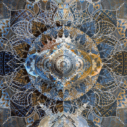 Temple of Stillness, Altar  Sacred Geometry Wall Art,