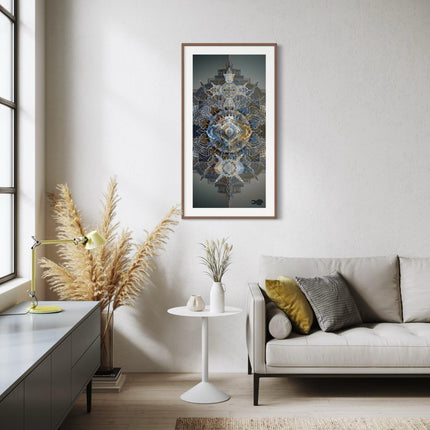 Temple of Stillness, Altar  Sacred Geometry Wall Art,