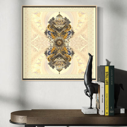 Imperium Royal Indigo Mandala Druck Heilige Geometrie Boho Wandkunst (Digitaler Download)