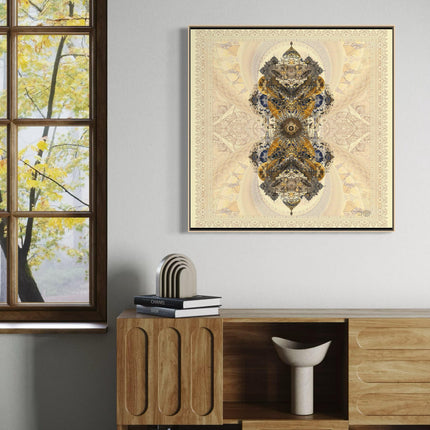 Imperium Royal Indigo Mandala Druck Heilige Geometrie Boho Wandkunst (Digitaler Download)