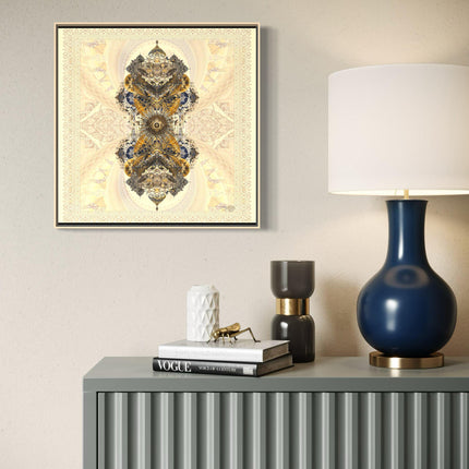 Imperium Royal Indigo Mandala Druck Heilige Geometrie Boho Wandkunst (Digitaler Download)