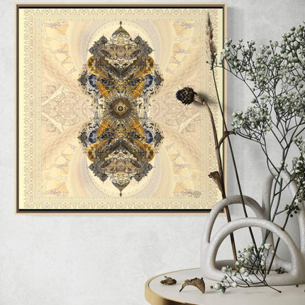 Imperium Royal Indigo Mandala Druck Heilige Geometrie Boho Wandkunst (Digitaler Download)