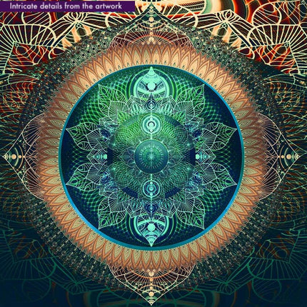 Mystic Mandala Art Print: Sacred Geometry, Boho Decor, Meditaion Artwork