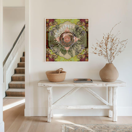 In the Garden  Spiritual Boho Wall Art for Calm Homes, Sacred geometry decor