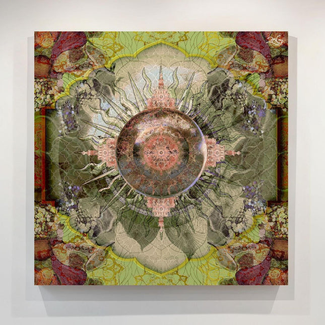 In the Garden  Spiritual Boho Wall Art for Calm Homes, Sacred geometry decor