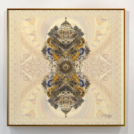 Imperium Royal Indigo Mandala Druck Heilige Geometrie Boho Wandkunst (Digitaler Download)
