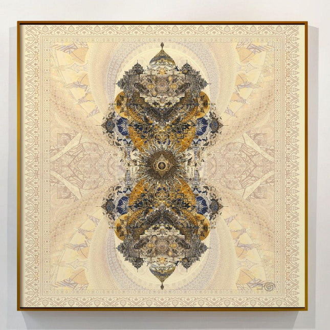 Imperium Royal Indigo Mandala Druck Heilige Geometrie Boho Wandkunst (Digitaler Download)