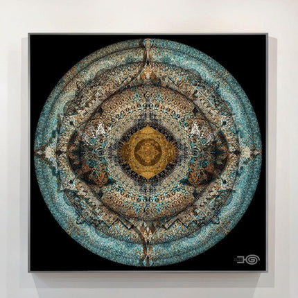 Fractal Mandala Art Print: Sacred Geometry, Spiritual Home Decor