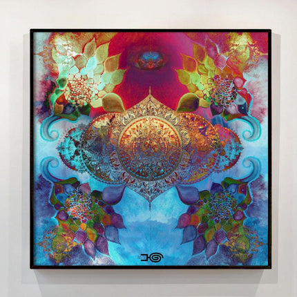 Harmony in Bloom:Mandala Art Print, Sacred Geometry, Inspiring Spiritual Decor