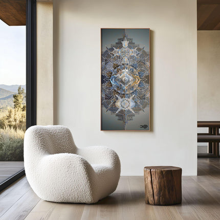 Temple of Stillness, Altar  Sacred Geometry Wall Art,
