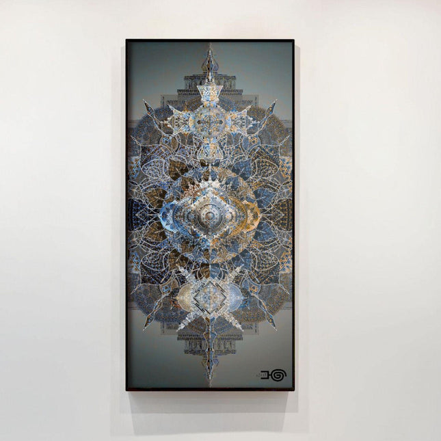 Temple of Stillness, Altar  Sacred Geometry Wall Art,