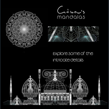 Black White Mandala Wall Art, Large Sacred Geometry Spiritual Print, for Living Room, Bedroom or Yoga Studio